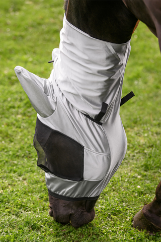 Cagoule anti-eczéma gris argenté