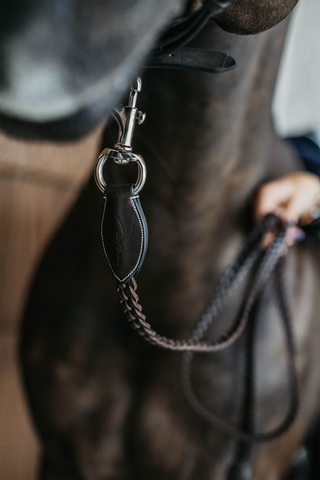 Lederführstrick Geflochten Working Collection Braun