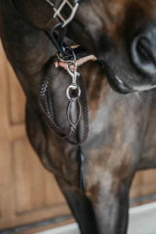 Lederführstrick Geflochten Working Collection Braun