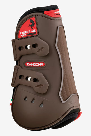 Carbon Air Vorderbeine Gamaschen Pony Braun