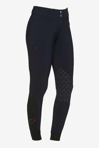 American Reithose Knie Grip Schwarz