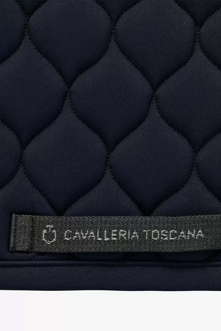 Tapis de selle de saut matelassé à motifs circulaires