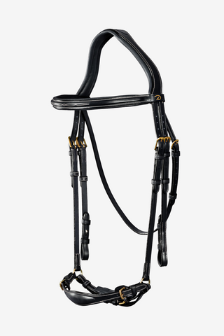 Hoofdstel Remontneusriem Dyón Collection Zwart