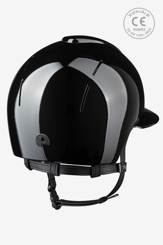 Riding Helmet Smart NOVA Metal Polish Star Polo Black/Black
