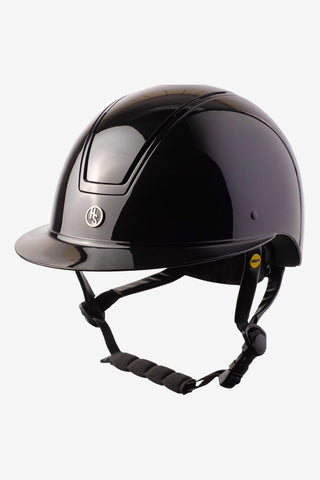 Riding Helmet Vision Mips Glossy Black