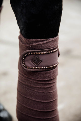 Polar Fleece Bandages Parel Bruin
