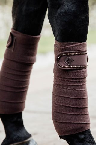 Polar Fleece Bandages Parel Bruin