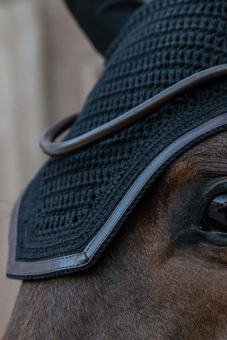 Wellington Bonnet Isolé Cuir Noir