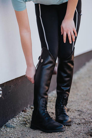 Riding Boots Veganza Junior R/W Black
