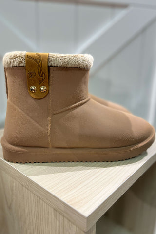 Wasserdichte Winterstiefel Beige