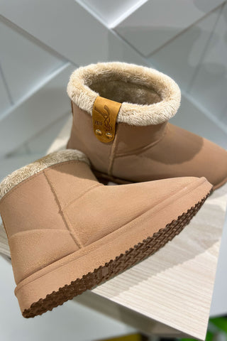 Wasserdichte Winterstiefel Beige