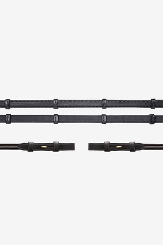 Rolled Leather Reins Grip
