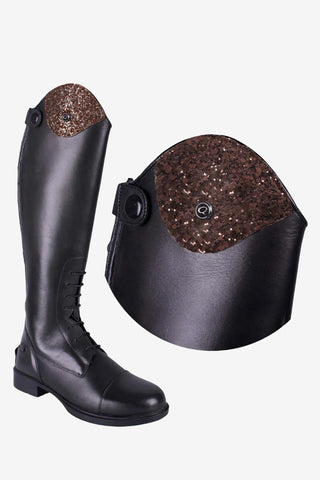 Romy Top Sparkle Brown Glitter