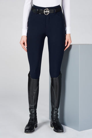 Reithose Molveno Kniebesatz Navy